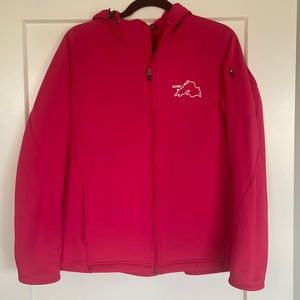Women’s pink zip up hoodie